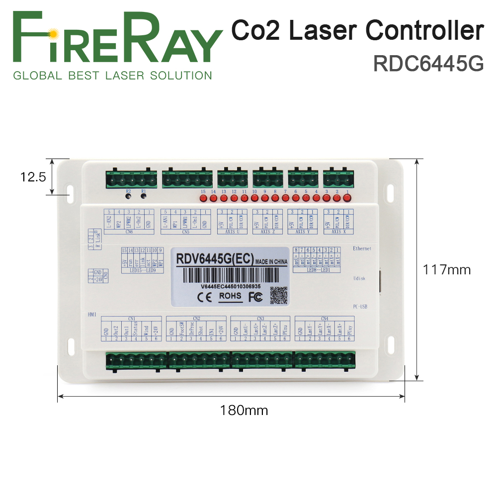 Co2 Laser Engraving Machine - FireRay Ruida RDC6445 RDC6442 Co2 Laser