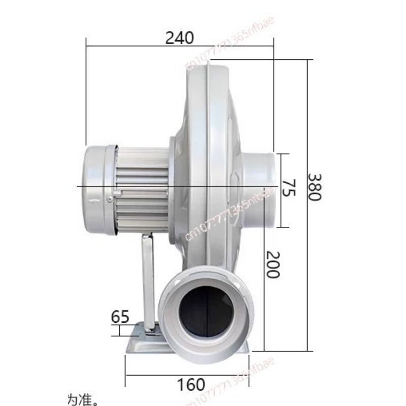 Industrial Laser Engraver - 220V Industrial Centrifugal Blower - High-Pressure