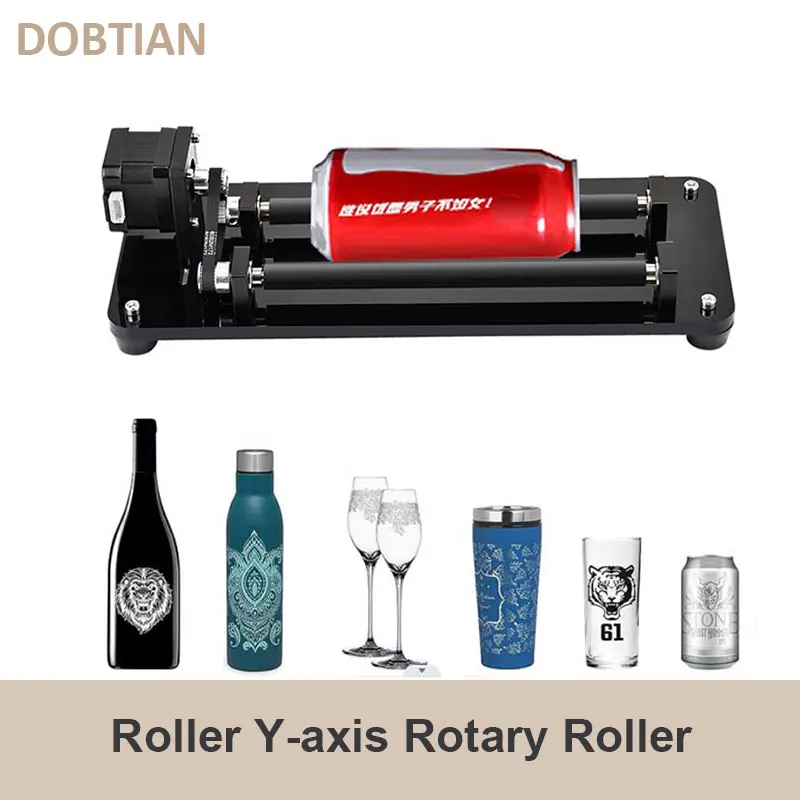 Rotary Axis Laser Engraver - CNC Rotary Roller Y-axis Rotary Roller