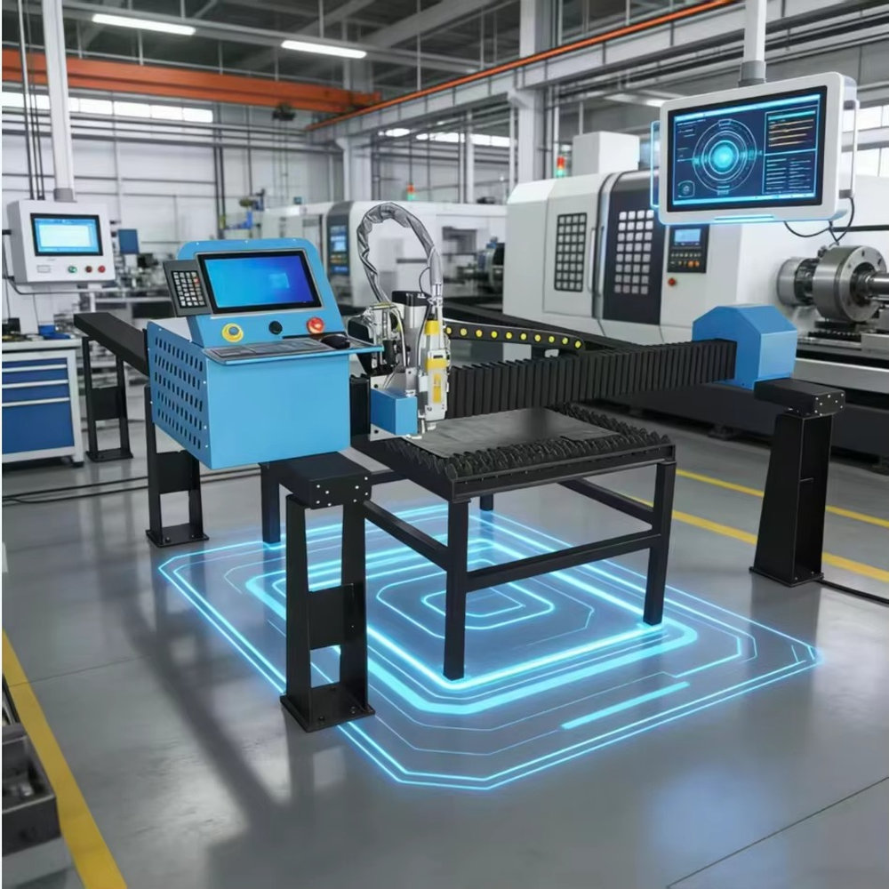 Industrial Portable Gantry CNC - Industrial Laser Cutter For Metal ulasan dan harga