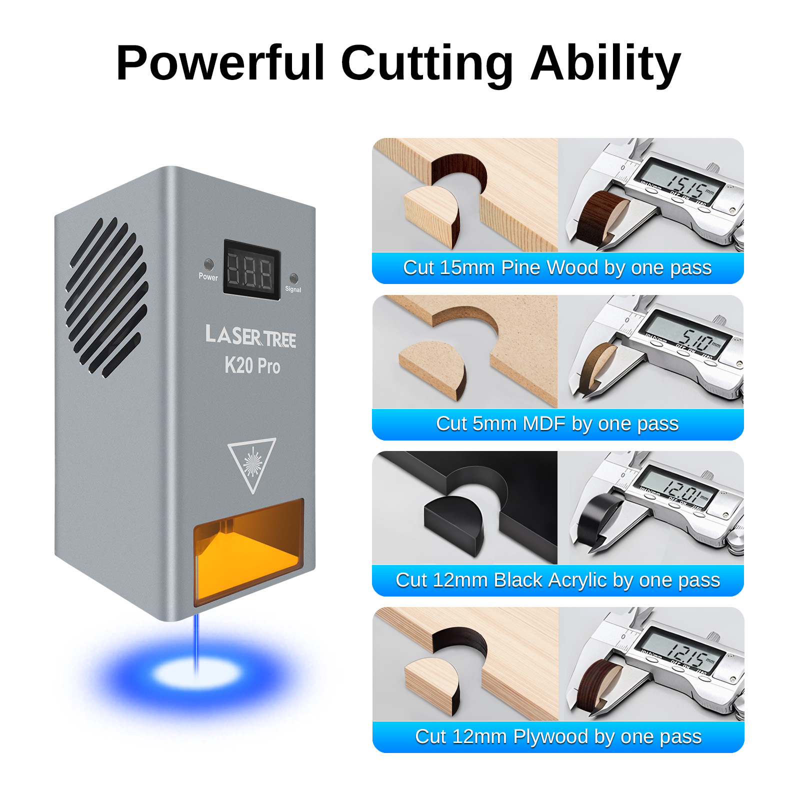 LASER TREE 20W Optical Power L - Industrial Laser Engraver ulasan dan harga