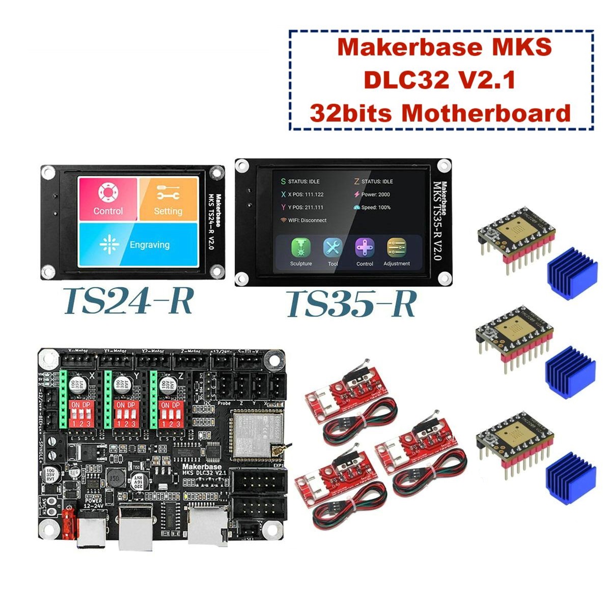 Makerbase MKS DLC32 V2.1 32bit - Industrial Laser Sensor ulasan dan harga