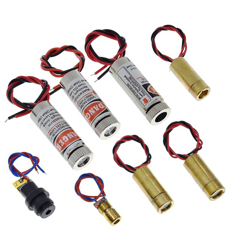 650nm 5mW Red Point / Line / C - Industrial Laser Head ulasan dan harga