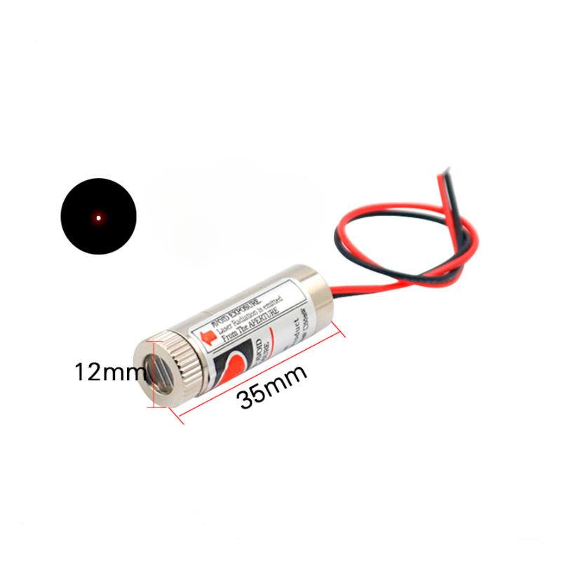 650nm 5mW Red Point / Line / C - Industrial Laser Head ulasan dan harga