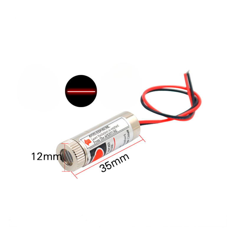 650nm 5mW Red Point / Line / C - Industrial Laser Head ulasan dan harga