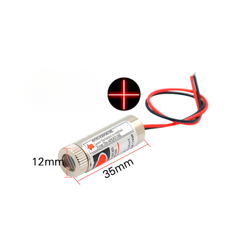 650nm 5mW Red Point / Line / C - Industrial Laser Head ulasan dan harga