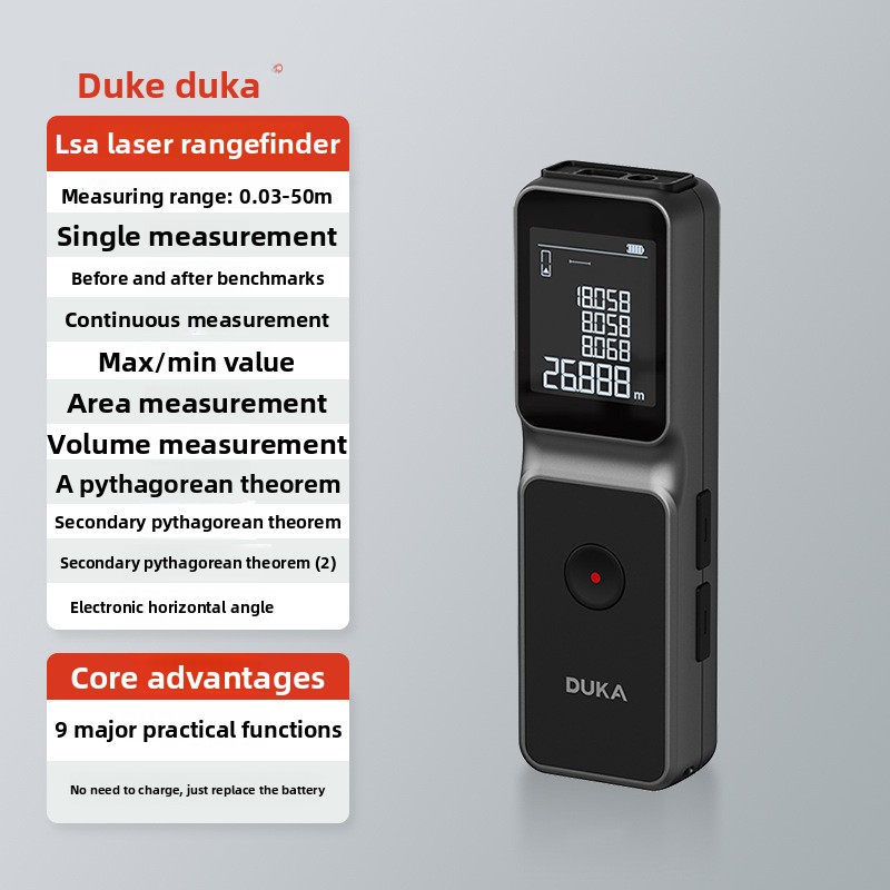 DUKA LSA Laser Range Finder In - Industrial Laser Measuring Device ulasan dan harga