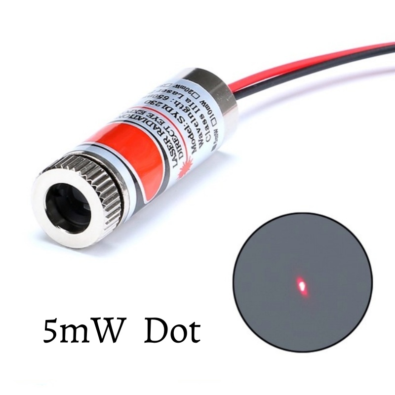 650nm 5mW Red Point / Line / C - Industrial Laser Diode ulasan dan harga