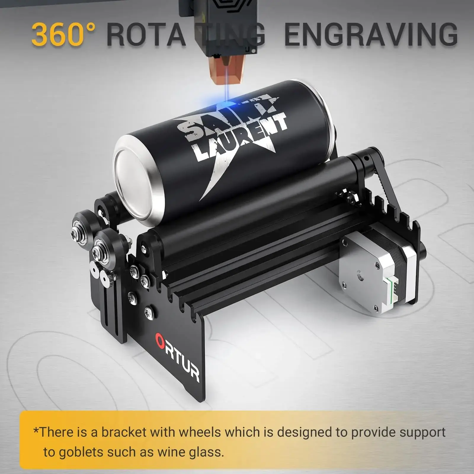 ORTUR Laser Rotary Roller Tool - Rotary Axis Laser Engraver ulasan dan harga