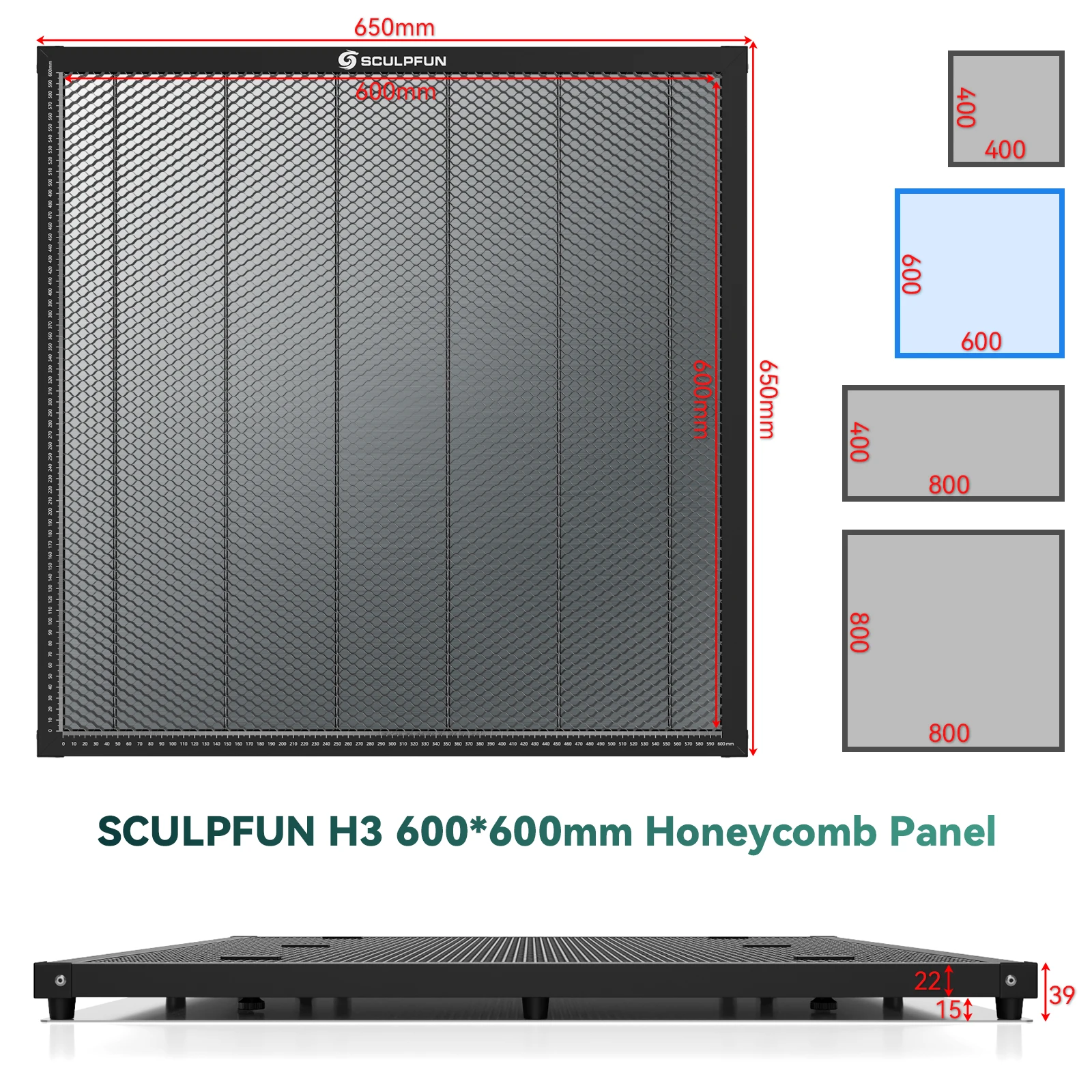 SCULPFUN 600x600mm Honeycomb P - Co2 Laser Engraving Machine ulasan dan harga